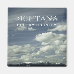 Imán grande del país del cielo de Montana