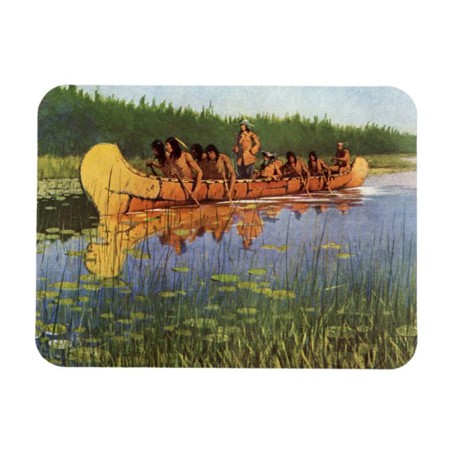 Imán Grandes exploradores de Remington, pioneros de la  (Horizontal)