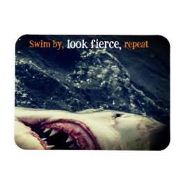 Imán Grandes mandíbulas de tiburón blanco