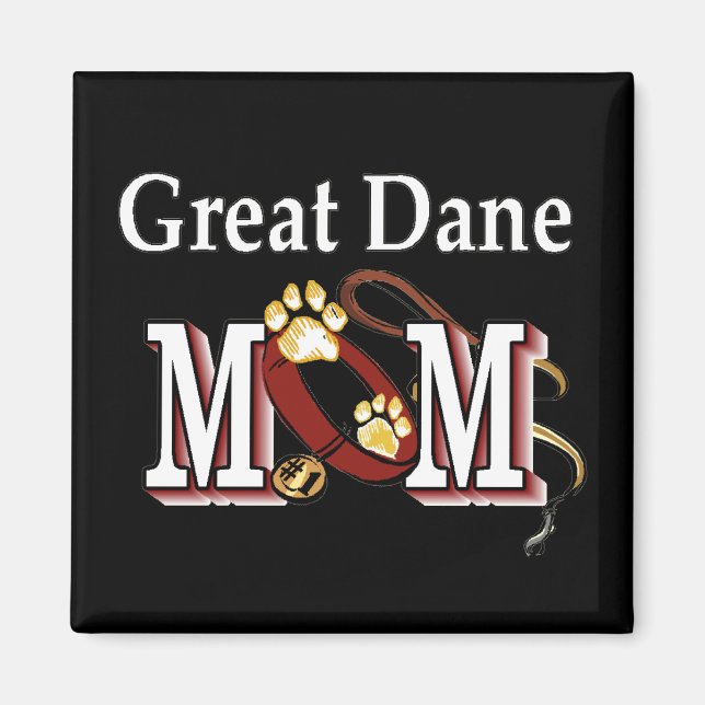 Imán Grandes regalos de mamá danesa (Frente)