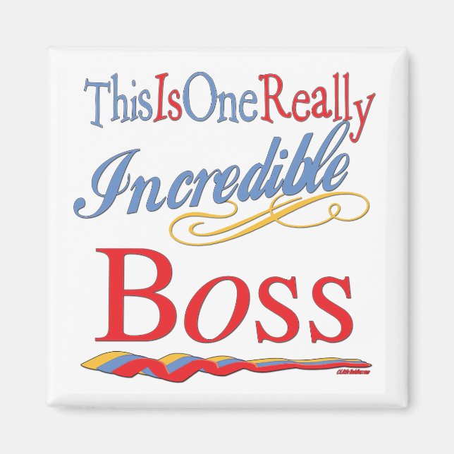 Imán Grandes Regalos Para El Jefe (Frente)