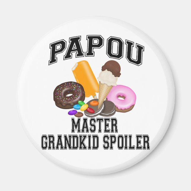 Imán Grandkid Spoiler Papou (Frente)