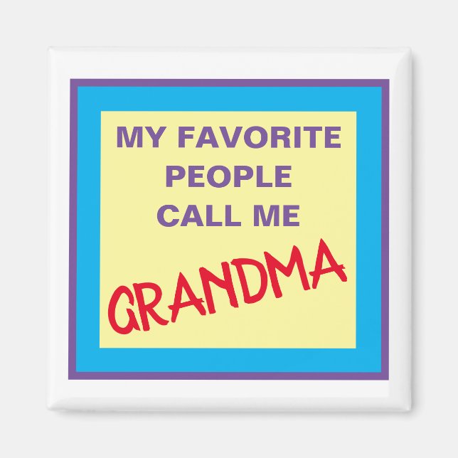 IMÁN GRANDMA (Frente)