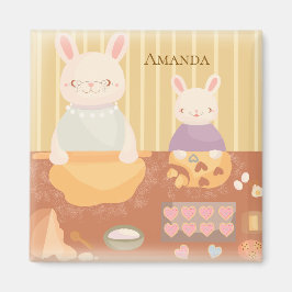 Imán Grandma Baking Cookies