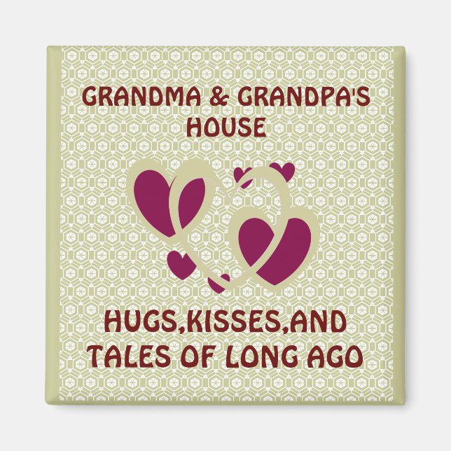 IMÁN GRANDMA Y GRANDPAS HOUSE MAGNET (Frente)