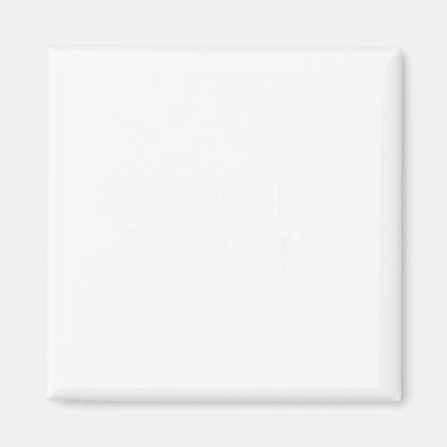 Imán Grandma's Favorite  (Frente)