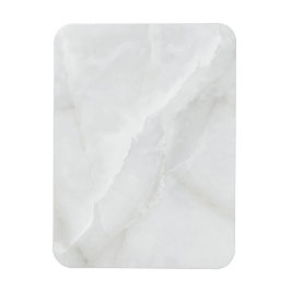 Imán Granito gris marrón Piedra cuarzo natural 3" x 4"
