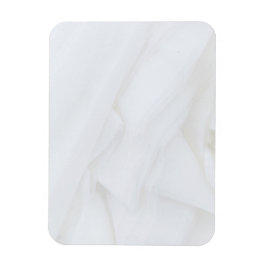 Imán Granito gris marrón Piedra cuarzo natural 3" x 4"