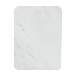 Imán Granito gris marrón Piedra cuarzo natural 3" x 4"