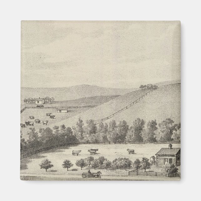 Imán Granja Benton, cerca de Onaga, Kansas (Frente)