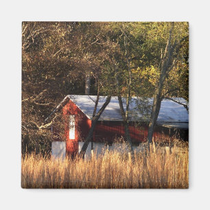 Imán Granja de otoño en el centro de Maryland