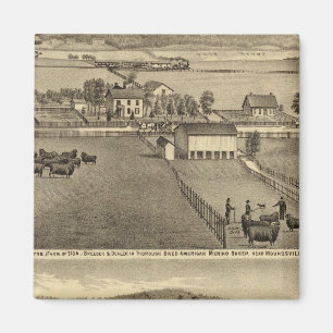 Imán Granja de SA Cockayne cerca de Moundsville