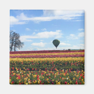 Imán Granja de tulipanes de zapatos de madera, Woodburn