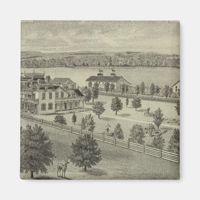 Imán Granja Deer Park Place, Strong City, Kansas (Frente)