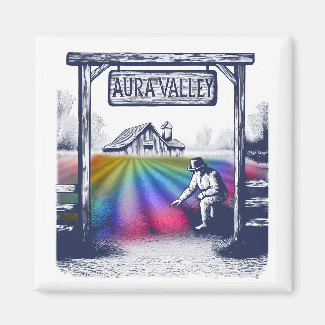 Imán Granja del Valle de Aura (Frente)