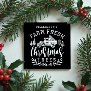 Imán Granja Fresca Camión Viejo Entrega de Árbol de N