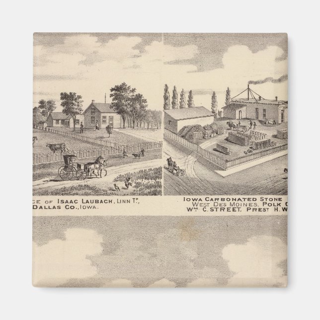 Imán Granja, residencias y tuberías (Frente)