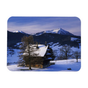 Imán Granja y monte Rigi y Pilatus,