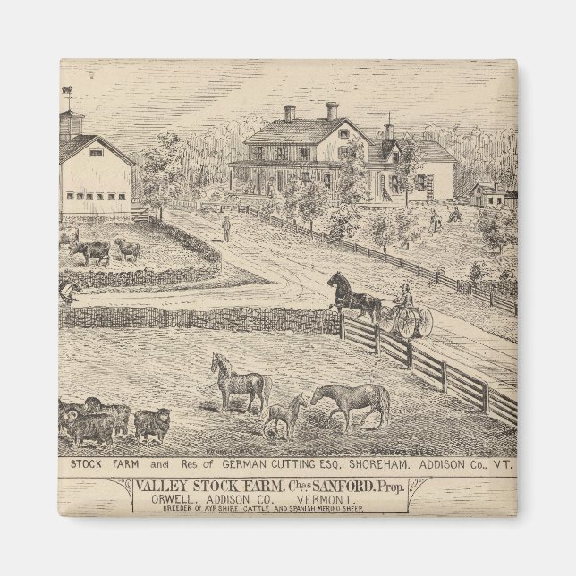 Imán Granja y residencia en Shoreham (Frente)