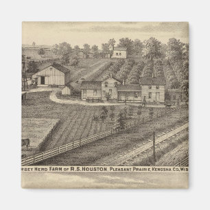 Imán Granjas lecheras de RS Houston y WC White