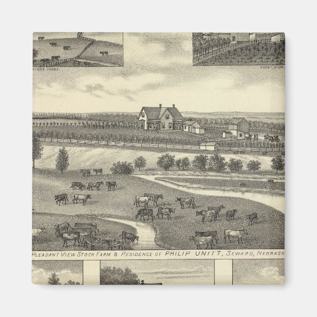 Imán Granjas Seward, Nebraska (Frente)