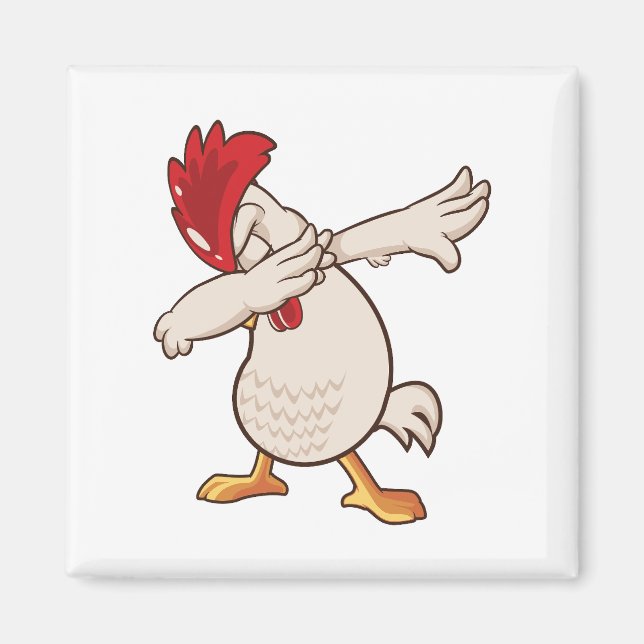 Imán Granjero de Dab de Pollo Baile de Dab (Frente)