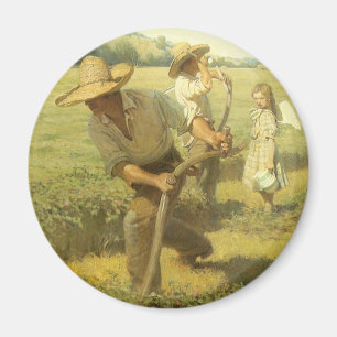 Imán Granjeros Vintage, De regreso a la granja por NC W