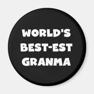 Imán Granma negra y blanca más grande del mundo