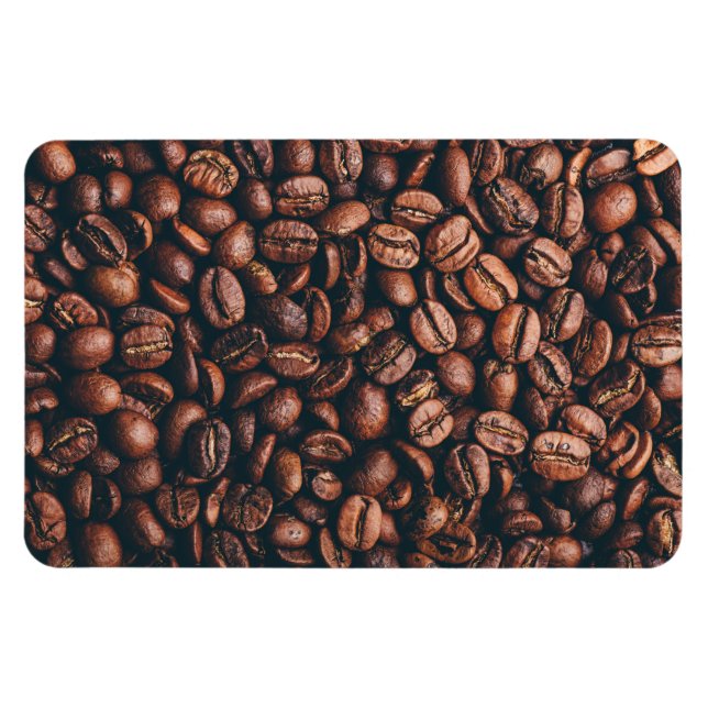Imán Granos de café tostados frescos (Horizontal)