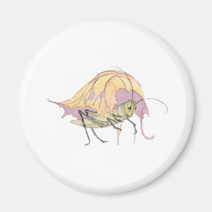 Imán Grasshopper Grey con Cruce