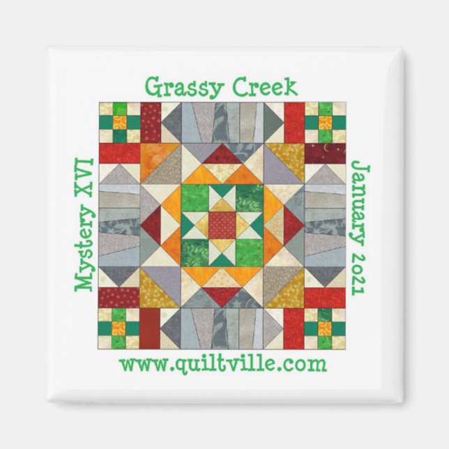 Imán Grassy Creek Magnet (Frente)