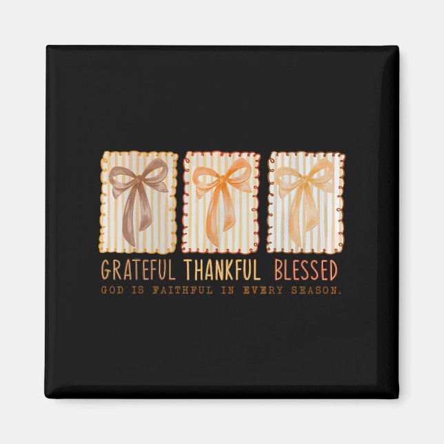 Imán Grateful Thankful Blessed Religious Christian  (Frente)