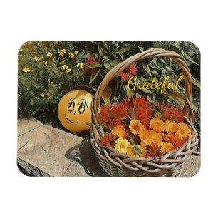 Imán Gratitud de Jardín Feliz