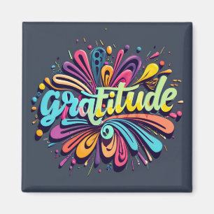 Imán Gratitud Fridge Magnet
