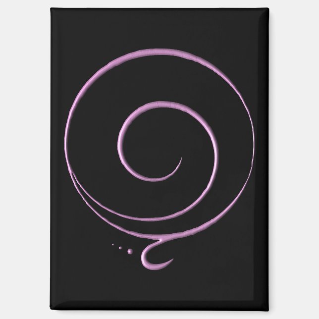 Imán Gratitud Rosa  (Anverso)
