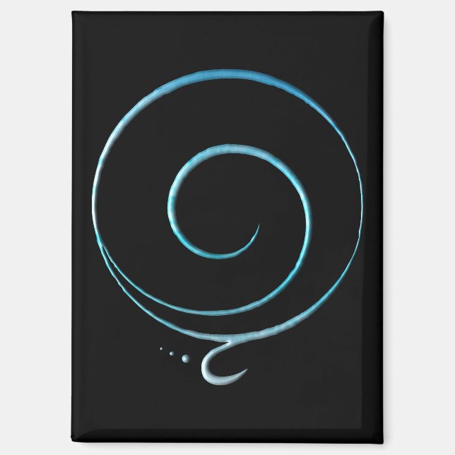 Imán Gratitud Turquesa (Anverso)