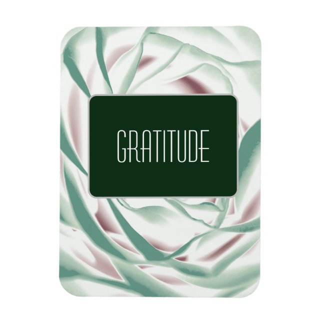 Imán Gratitude Flexible Photo Magnet (Vertical)