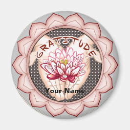 Imán Gratitude Lotus Magnet