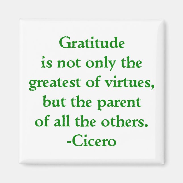 Imán Gratitude Magnet (Frente)