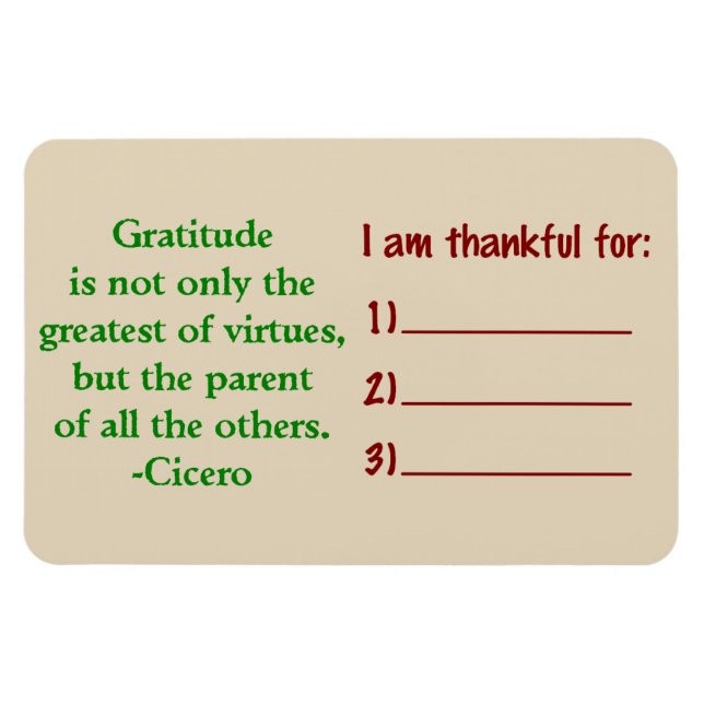 Imán Gratitude Magnet (Horizontal)