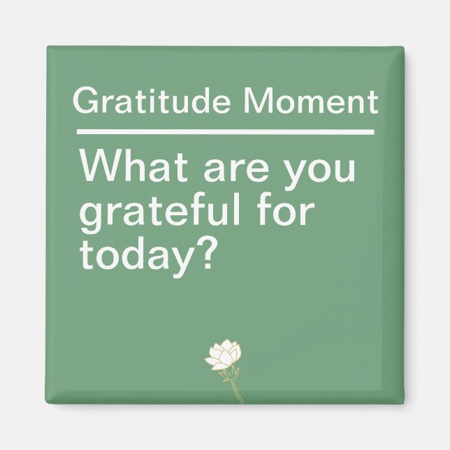 Imán Gratitude Magnet (Frente)