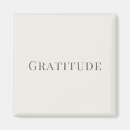Imán Gratitude – Minimal Typography Design