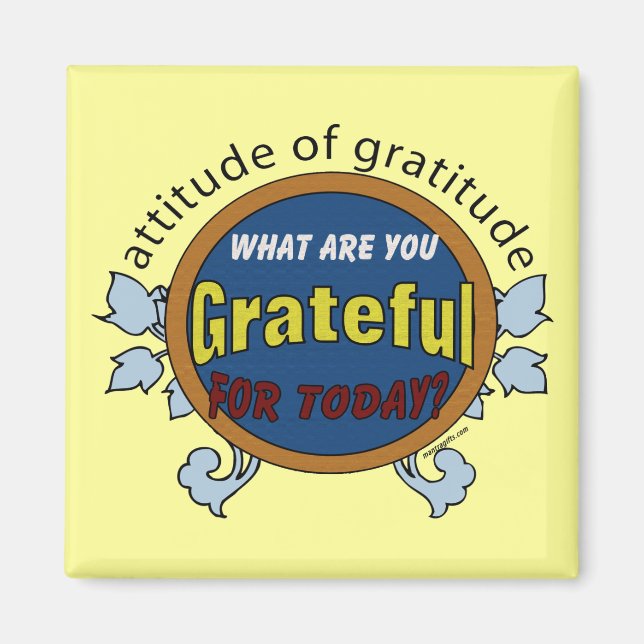 Imán Gratitude Reminder Magnet (Frente)
