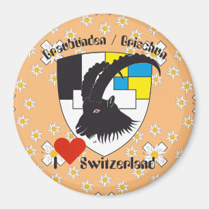 Imán Graubünden Schweiz Magnet