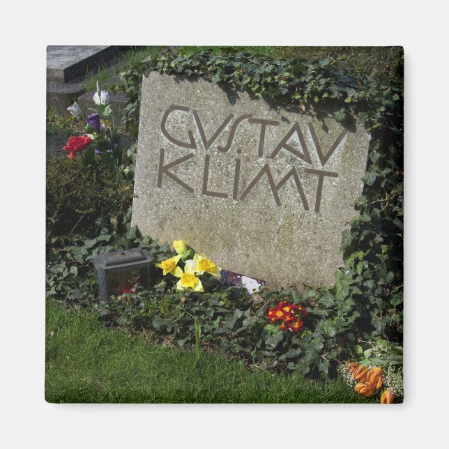 Imán Grave De Gustav Klimt (Frente)