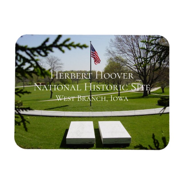 Imán Gravesite, Presidente Herbert y Lou Hoover, Iowa (Horizontal)