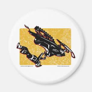 Imán GRAVITY-SLED-in-Yellow