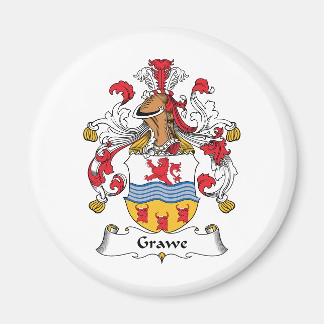Imán Grawe Family Crest (Frente)