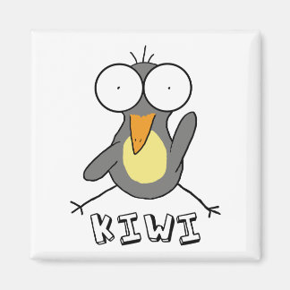 Imán Gray Kiwi Magnet