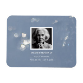 Imán Gray Shimmer Funeral Memorial Bereavement